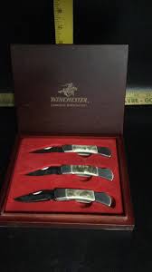 The global classic 3.5 paring knife is ideal for precise cuts. 2007 Edition Winchester 3 Piece Knife Set Winchester 2006 In Box 3 Knife Set Limited Edition Dec 01 2019 Imperial Auction In Fl Amazon Com Gerber 3 Pc Winchester Knife Set Sports Outdoors Juss