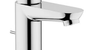 Grohe Bauloop Single Handle Bathroom Faucet In Starlight Chrome With Pop Up Drain 23084000 The Home Depot Bathroom Faucets Single Handle Bathroom Faucet Low Arc Bathroom Faucet