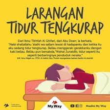 Larangan Tidur Tengkurap Islamic Quotes Motivasi Kutipan Pelajaran Hidup