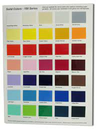 A chart displaying colors paint make a painting; Urekem Solid Color Charts Now Available Http Www Thecoatingstore Com Solid Color Chart Announcement Paint Color Chart Car Paint Colors Custom Cars Paint