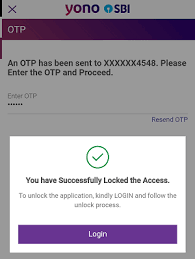 After submitting the details a one time password will be send to the . How To Lock Unlock Sbi Yono Application Bankingidea Org