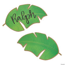 5 out of 5 stars (692) sale price $9.45 $ 9.45 $ 18.90 original price $18.90 (50% off) favorite add to. Die Cut Palm Leaf Place Cards Oriental Trading