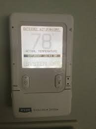When set on auto, the furnace blower cycles on and off, controlled by the 8. Bryant Evolution Thermostat Terry Love Plumbing Advice Remodel Diy Professional Forum