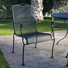A wrought iron patio dining set is best when you know you will not be moving your furniture around very often. 5 Piece Wrought Iron Patio Furniture Dining Set Seats 4 Fastfurnishings Com