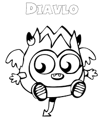 There are so many parents who have coaxed their children into eating their meals by telling them scary stories about monsters. Moshi Monster Coloring Page Coloring Home