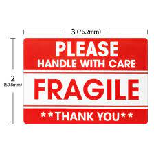 Decorate your laptops, water bottles, notebooks and windows. China Self Adhesive Labels Shipping Label Fragile Sticker Handle With Care Warning Stickers China Fragile Warning Label Oem Logo Printing Sticker