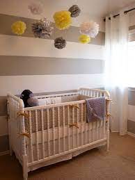 Maybe you would like to learn more about one of these? Gray White Striped Nursery Walls Transitional Nursery A Well Dressed Home