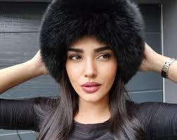 100% Real Fox Fur White Hat