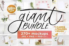 Download Mockups Giant Bundle Jpg Png Psd 519683 Products Design Bundles