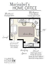 A Design Plan For An Office Home Made By Carmona Office Floor Plan Home Office Furniture Floor Plan Layout