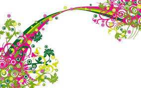 Free Border And Frame Backgrounds Gallery List Vector Flowers Rainbow Wallpaper Vector Design