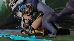 League Of Legends Ashe Canine 3d - Lewd.ninja