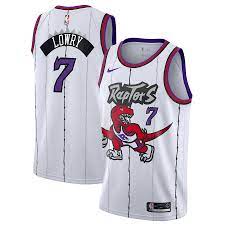 The raptors compete in the national basketball association. Toronto Raptors Nike Classic Edition Swingman Trikot Kyle Lowry Jugend