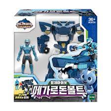 Amazon.com: Miniforce Mini Force Super Dino Power part2 Megalodon Bolt  Armorbot Transformation Armor Robot Korean Toy Megalodon Bolt : Toys & Games