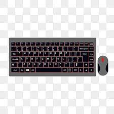 Flat Wind Keyboard Mouse Vector Free Png Vector Free Png Flat Style Keyboard And Mouse Set Png And Vector With Transparent Background For Free Download In 2020 Vector Free Free Png