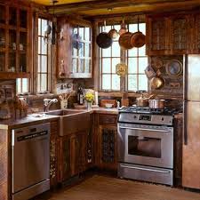 Small log cabin kitchen ideas. Country Living On Twitter Small Cabin Kitchens Tiny Cabin Kitchen Cabin Kitchens