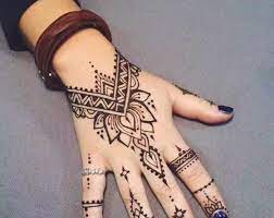 1.0.2 motif gambar henna simple; 30 Gambar Motif Henna Tangan Kaki Pengantin Simple Lengkap