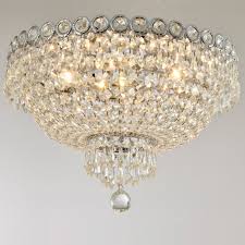 Lighting Ceiling Fans The Lighting Store Francisca 4 Light Chrome Finish Flush Mount Crystal Chandelier Lighting Accessories