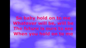 Baby Hold On Eddie Money With Lyrics Youtube
