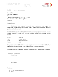 Check spelling or type a new query. Surat Penolakan Mpm Finance 1