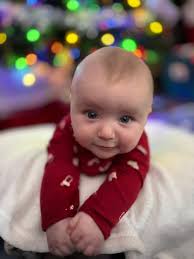 Our first Christmas as Grammy & Grandpa🎄🎁 . . #blessed #gift #baby  #grandson #family