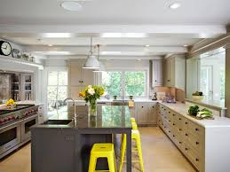 Cabinets that rise up all the way to the ceiling are impressive and provide a welcome framing effect for a kitchen. 15 Design Ideas For Kitchens Without Upper Cabinets Hgtv