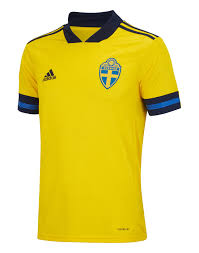 Sweden home football shirt jersey l adidas soccer henrik larsson #11 size l. Adidas Adult Sweden Euro 2020 Home Jersey Yellow Life Style Sports Ie