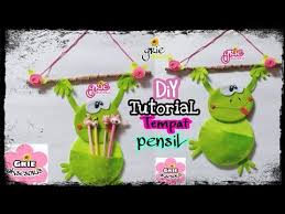 Cara Membuat Tempat Pensil Dari Kain Flanel Dan Kardus Bekas Hiasan Dindin Flanel Pen Holder Youtube Di 2020 Tempat Pensil Kain Flanel Hiasan