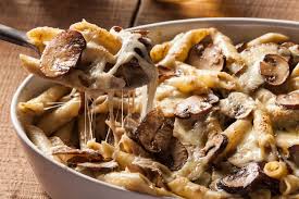 Creamy Mushroom Pasta Bake Recipe Recipe Mushroom Pasta Bake Creamy Mushroom Pasta Stuffed Mushrooms