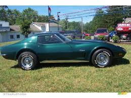 Image result for Blue Green 1973 Corvette