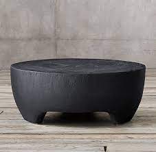 Suar Wood 34 Low Table Black Coffee Tables Rustic Coffee Tables Coffee Table