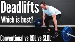 So, deadlifts are a fat burner and a functional fitness builder. Conventional Vs Romanian Vs Stiff Legged Deadlift Technique How To Youtube