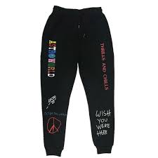 If you're a fan of scott and his output, keep your eyes on grailed as the latest from the houston rapper makes its way to our marketplace. Quality Fleece Trousers Travis Scott Astroworld Letter Printed Unisex For Women Men