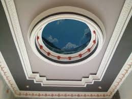 Pembuatan rangka plafon juga harus disesuaikan dengan ukuran dari eternit itu sendiri sehingga proses. Made Plafon Gypsum Eternit Plafon Eternit Motif Polos Dengan Kubah Tunggal Tepi Cekung Air Brush Motif Awan Hand Made Diameter 2 Meter Facebook