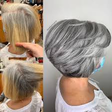 Hair like this is timeless and it will never go out of style. Stylist S Transformations Shows How Beautiful Gray Hair Color Can Be
