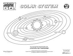 Learn about planets in our solar system for kids with these free printable solar system coloring pages. Solar System Coloring Page Kids Coloring Pbs Kids For Parents
