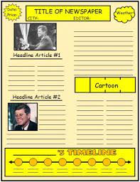 Interview & news article writing assignment. 12 Newspaper Project Ideas Newspaper Template Newspaper Teaching