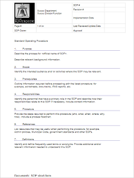 See how an sop differs from a simple process and how you can write an effective one. 45 Free Standard Operating Procedure Templates Word Excel Format