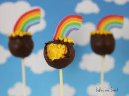 She Is The Gold At The End Of The Rainbow Pot Of Gold At The End Of The Rainbow Cake Pops Cutest Thing Ever Rainbow Cake Pops Holiday Cake Pop Rainbow Cake