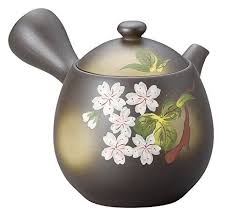 Yamakiikai Poterie Kyusu Theiere Japonaise Avec Une Passoire Sakura Cherryblossoms Y638 Theiere Japon Sakura