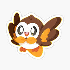 Including transparent png clip art, cartoon, icon, logo, silhouette, watercolors, outlines, etc. Rowlet Stickers Redbubble