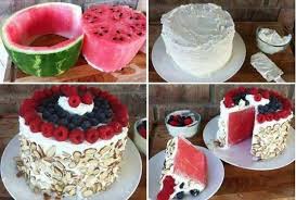 Luckily, we can easily make a substitute for cake flour using ingredients you probably already have in your. No Bake Watermelon Cake Recipe Video Watermelon Cake Recipe Healthy Cake Desserts