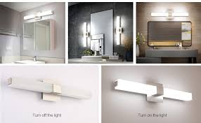 Find quality vanity lights online or in store. Wall Lights Zuzito Led Vanity Light 24 2 Frosted White Acrylic Brushed Nickel For Bathroom Vanity Lighting Fixtures Cool White 6000k Vanity Lights