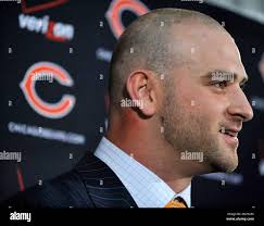 Chicago Bears first round draft Kyle Long, is introduced to the media  during an NFL football news conference, Friday, April 26, 2013, at Halas  Hall in Lake Forest, Ill.Long, an offensive guard