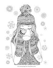 What do you do in winter? Winter Coloring Pages Free Printable Pdf From Primarygames