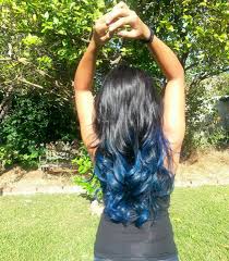 Long Black And Blue Ombre Hair Subtle Ways To Add Color To Your Hair Glam Radar Hair Styles Blue Ombre Hair Hair