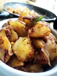 Tempered Spicy Potatoes Recipe Recipes Indian Food Recipes Vegetarian Recipes