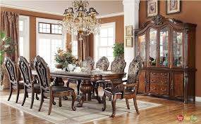 Furniture Gorgeous Formal Dining Room Table Seats 12 Also Formal Dining R Formal Dining Room Furniture Sets Dining Room Furniture Sets Formal Dining Room Sets