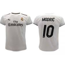 The official real madrid pro shop has all the authentic jerseys, hats, tees, apparel and more at shop.cbssports.com. Luka Modric Number 10 Real Madrid Home White Jersey 2018 2019 T Shirt Replica Official Authentic Apecollection