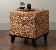 Petrucci abaca coffee table #scandinavia. Woven 20 Abaca Cube Accent Table Wood End Tables Accent Table Table
